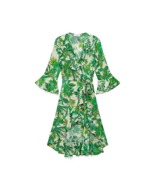 Maliparmi Green Short Dresses