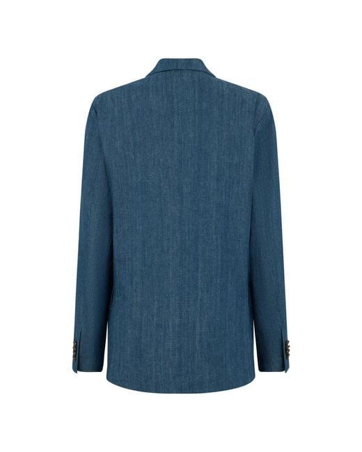 Moorer Blue Denim Jackets for men