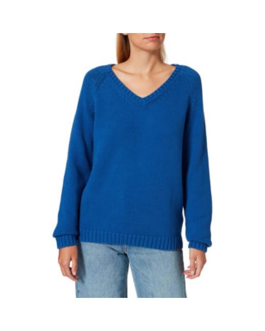 Camel Active Veelzijdige Effen Damessweater in het Blue