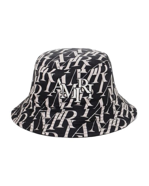 Amiri Black Hats for men