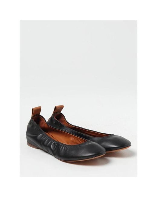 Lanvin Black Ballerinas
