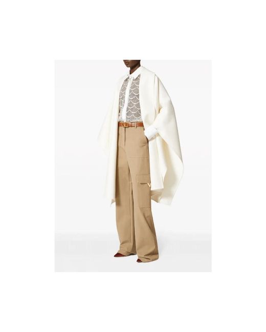Valentino Natural Wide Trousers