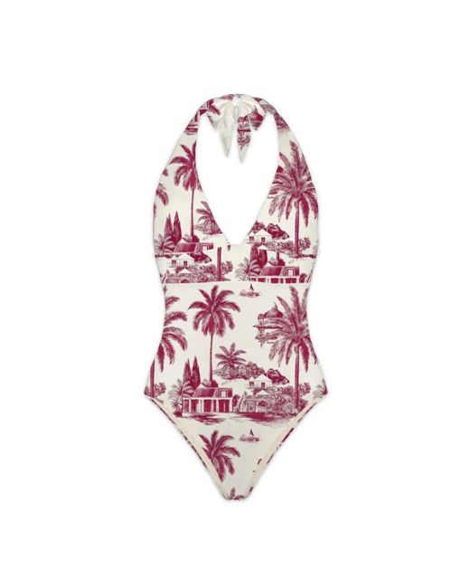 One-Piece Mc2 Saint Barth de color Pink