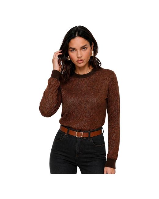 Kocca Brown Round-Neck Knitwear
