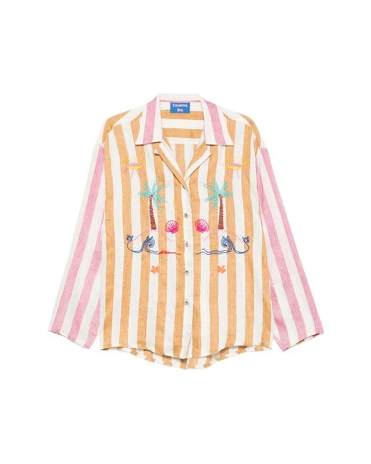 SUSANNA BLU Pink Shirts