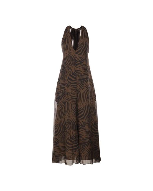 Max Mara Brown Maxi Dresses