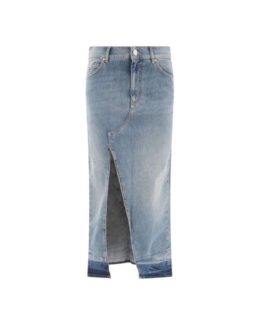 Pinko Blue Denim Skirts