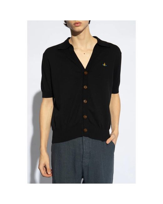Vivienne Westwood Baumwoll-strickjacke in Black für Herren