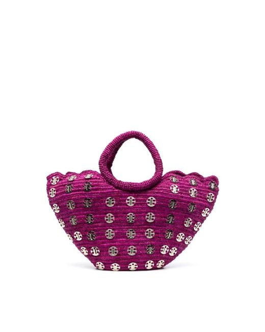 Rabanne Purple Handbags