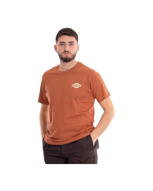 Dickies Kurzarm ruston t-shirt in Orange für Herren