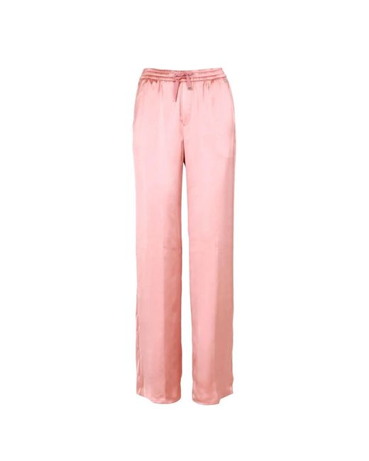 Herno Satin Broek in het Pink