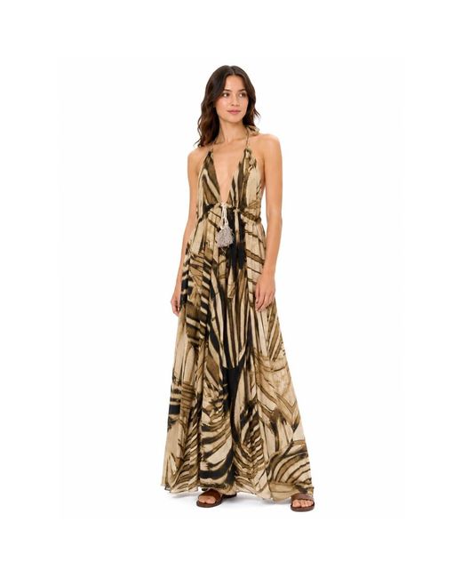 Maxi Dresses Dixie en coloris Metallic