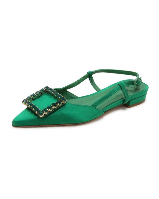 Roberto Festa Green Ballerina Shoes