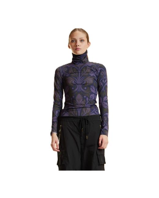 Long Sleeve Tops Cynthia Rowley de color Blue