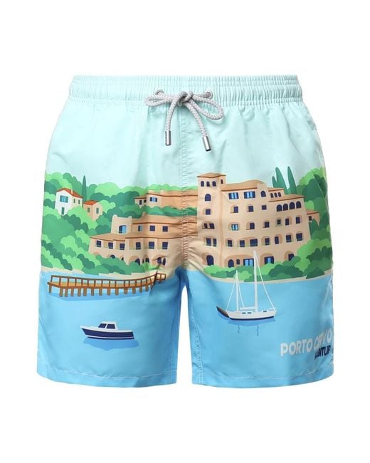 Mc2 Saint Barth Blue Beachwear for men
