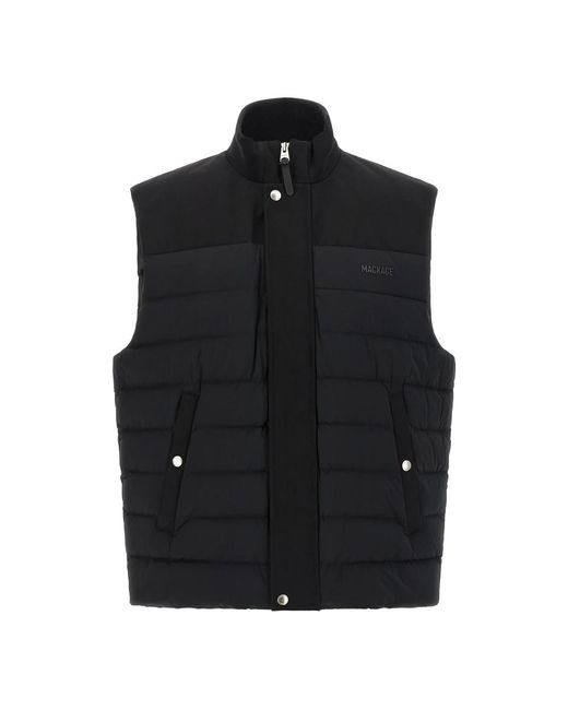 Mackage Black Brody Padded Quilted Vest for men