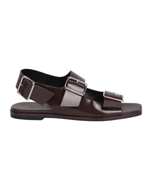Shoes > sandals > flat sandals Aeyde en coloris Brown