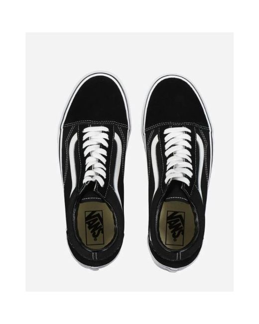 Vans Black Urban Style Platform Sneakers