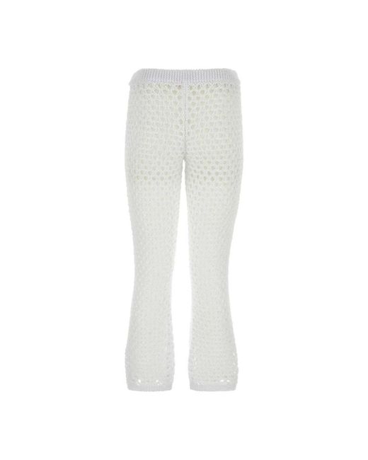 Valentino Garavani Gray Wide Trousers