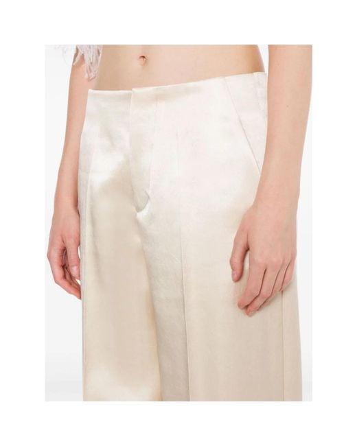 Philosophy Di Lorenzo Serafini White Straight Trousers