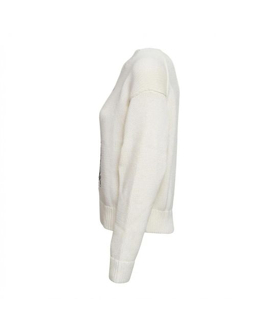 Polo Ralph Lauren White Round-Neck Knitwear for men