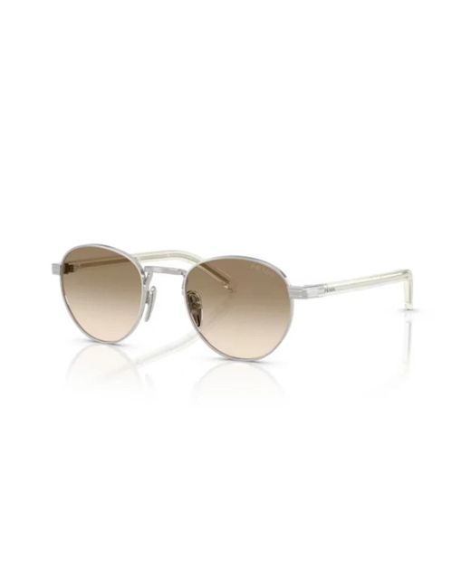 Prada Accessoires ,Grijs ,Stijlvolle B52S Zonnebril in het White