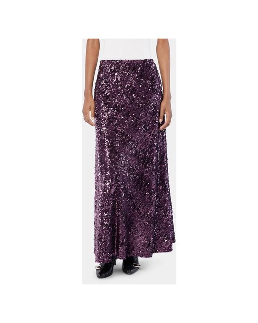 Maxi Skirts di Rabanne in Purple