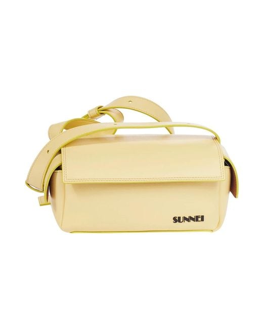 Sunnei Metallic Cross Body Bags