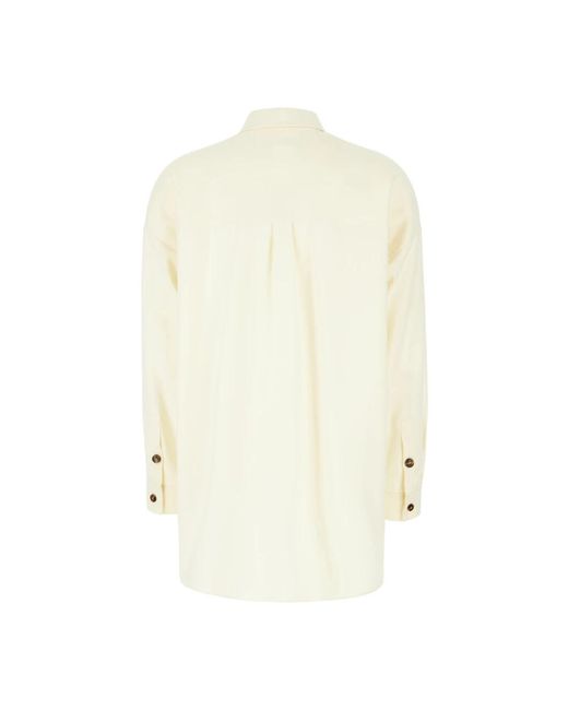 Weekend by Maxmara Overhemden ,Katoen Stijlvol Overhemd in het White