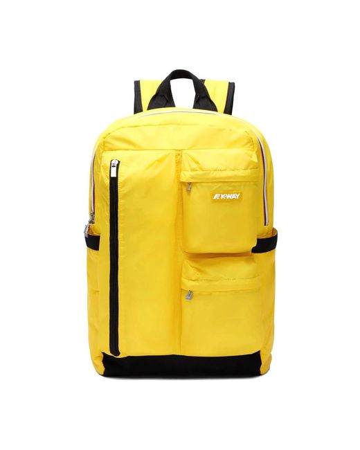 K-Way Yellow Backpacks for men