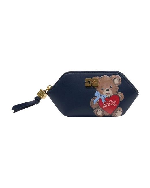 Wallets & Cardholders di Ganni in Blue