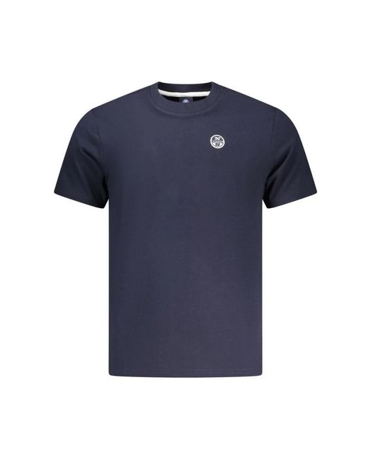 North Sails Blue T-Shirts for men