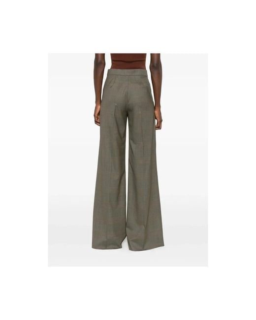 Max Mara Gray Wide Trousers