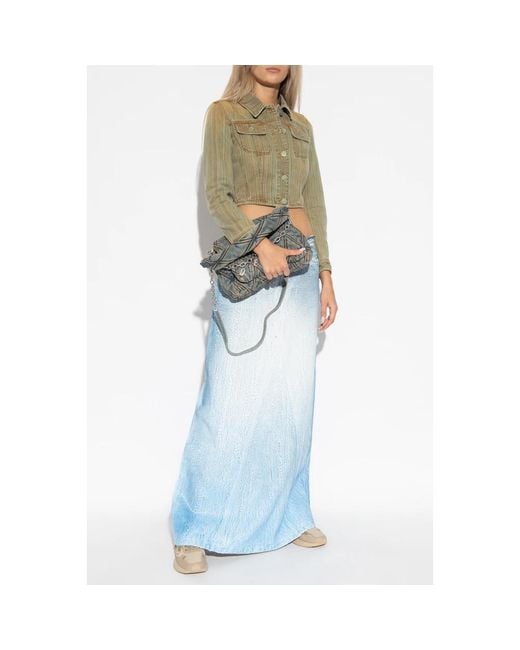 DIESEL Blue Maxi Skirts