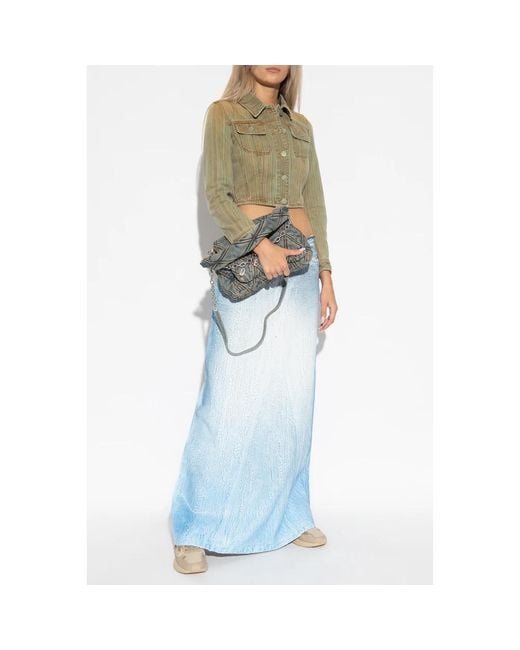 DIESEL Blue Maxi Skirts
