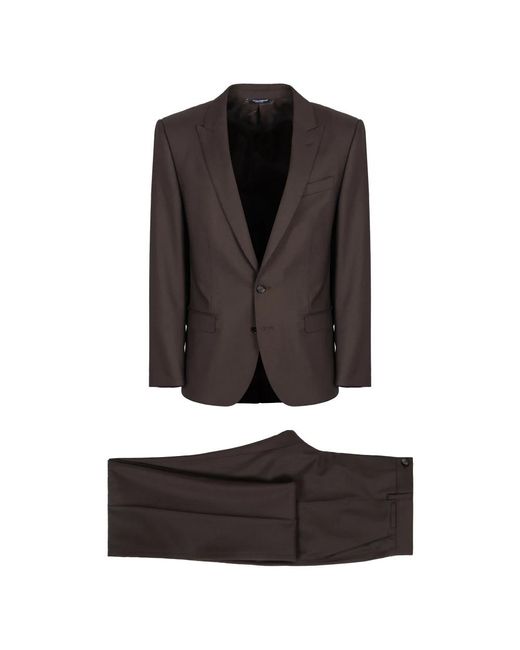 Dolce & Gabbana Black Single Breasted Suits for men