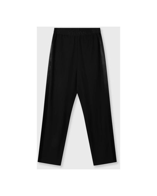 10Days Black Wide Trousers