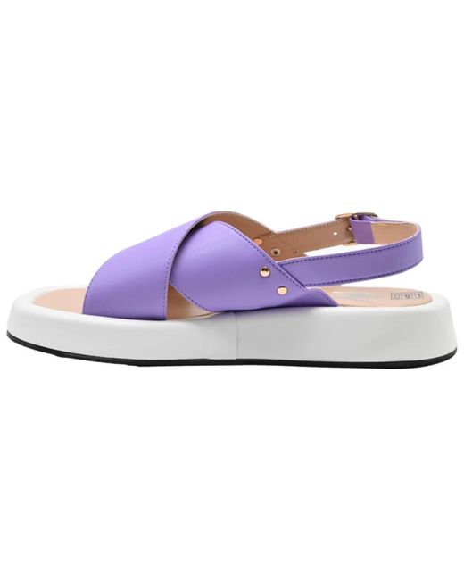 Shoes > sandals > flat sandals Manila Grace en coloris Purple