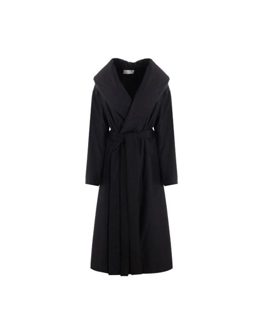 The Row Black Belted Coats