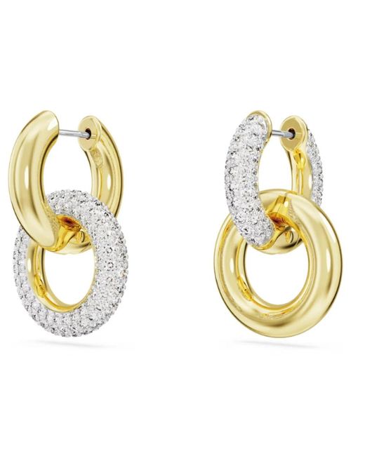 Swarovski Metallic Elegant Brass Earrings