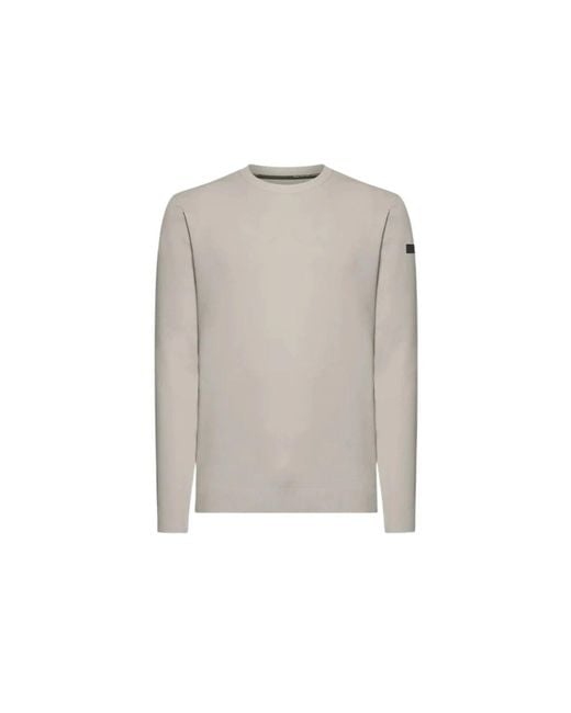 Rrd Gray Round-Neck Knitwear for men