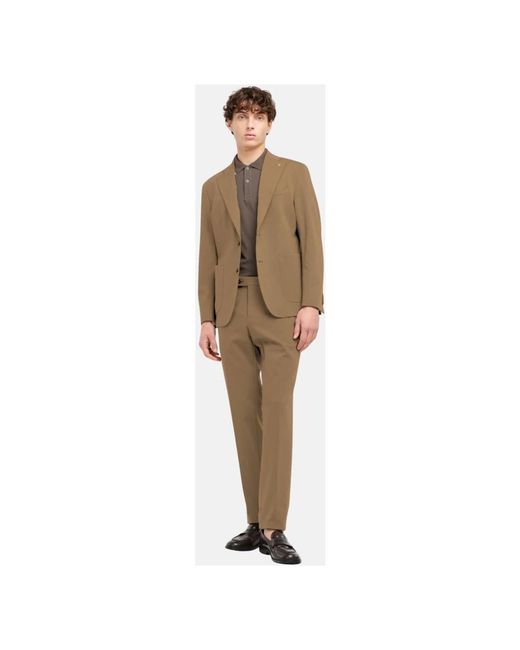 Manuel Ritz Natural Single Breasted Suits for men