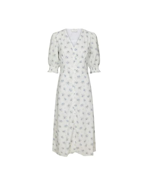 Neo Noir Gray Midi Dresses