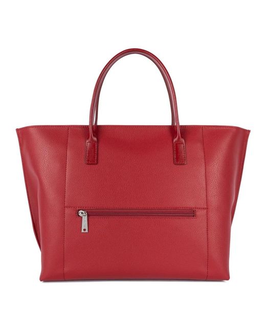 Handbags Lancaster de color Red