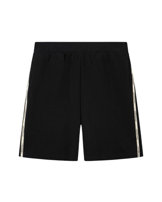 EA7 Black Casual Shorts for men