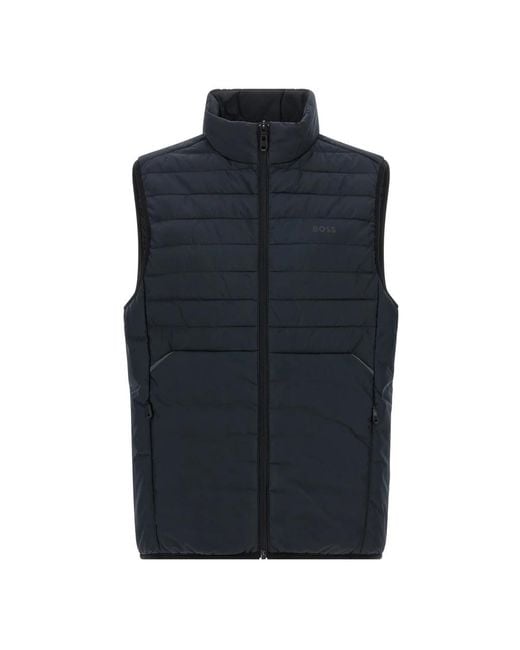 Boss Blue Waistcoats for men