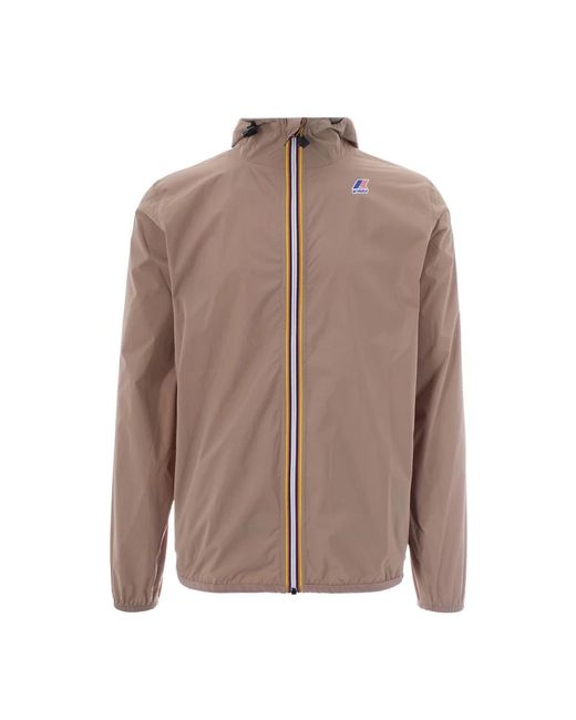 K-Way Brown Light Jackets for men