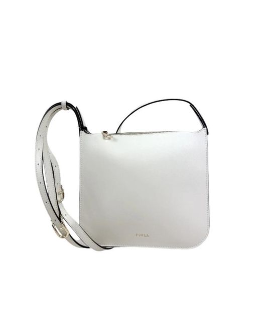 Furla White Cross Body Bags