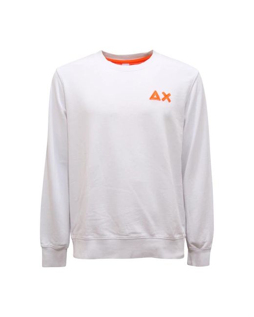 Sun 68 White Sweatshirts for men