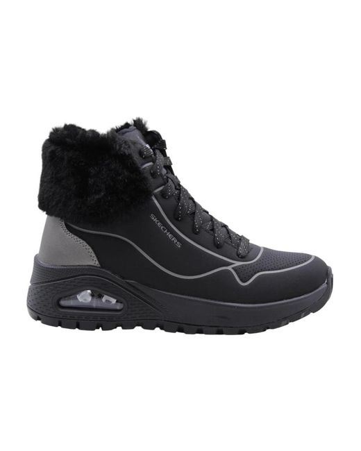 Skechers Black Winter Boots